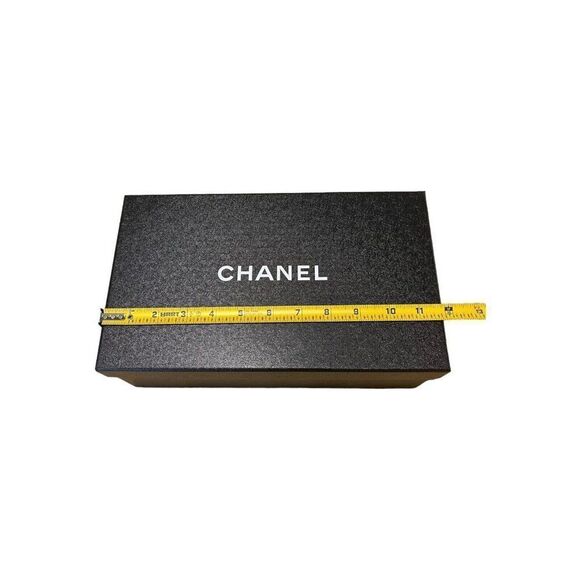 Authentic Chanel Small Medium Shoe Box Storage Gift Set Tissue Paper 11.75x7x4 - Picture 8 of 11